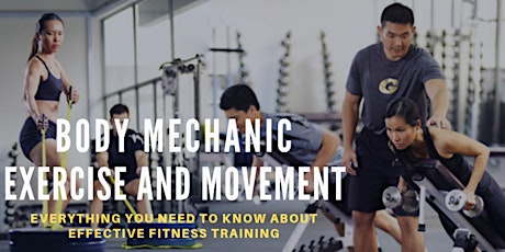 Body Mechanic-Exercise & Movement (SKILLSFUTURE)  primary image