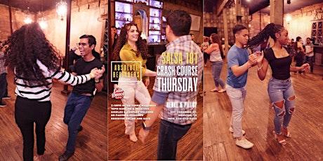 Imagen principal de Salsa 101 Crash Course for Beginners @ Henke. Thursday 05/09