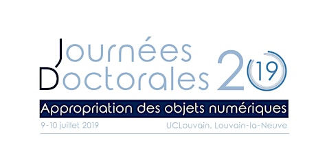 Primaire afbeelding van Journées Doctorales 2019 - Appropriation des objets numériques