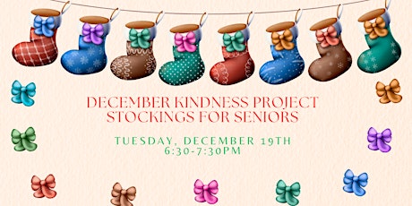 Image principale de December Kindness Project- Stockings for Seniors