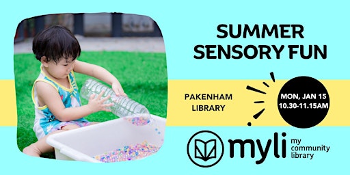 Image principale de Summer Sensory Fun @ Pakenham Library