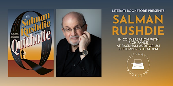 Literati Bookstore Presents Salman Rushdie