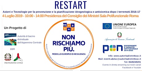 Immagine principale di ReSTART - azioni e tecnologie per la prevenzione del rischio 