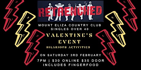 Valentine's Event | Singles Over 40 | Live Music Featuring Retrenched | primary image