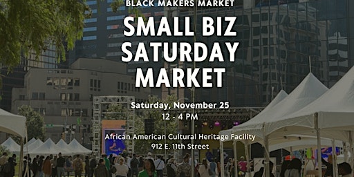 Small Business Saturday Market with Black Makers Market primary image