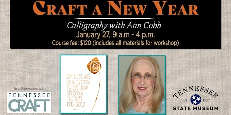Imagem principal do evento Craft a New Year: Calligraphy with Ann Cobb