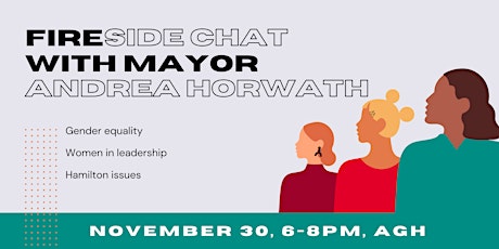 Imagen principal de In Conversation with Mayor Andrea Horwath: Gender Equality in Hamilton
