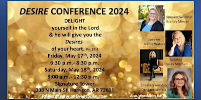 Imagem principal do evento 2024 Desire Conference