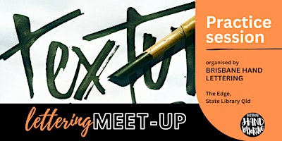 Imagem principal de Brisbane Hand Lettering Bamboo Balsa Calligraphy Meet-up