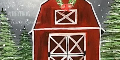 Paint with Ashley Blake “Winter Barn” Paint Night primary image