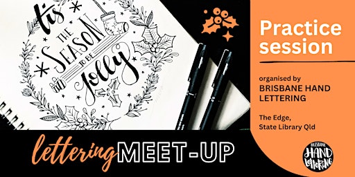 Festive Calligraphy Meet-up | Brisbane Hand Lettering  primärbild