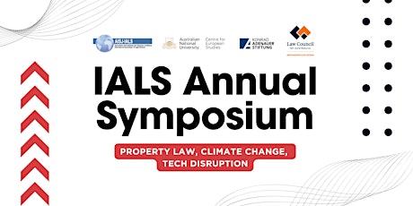 IALS Annual Symposium: Property Law, Climate Change, Tech Disruption primary image