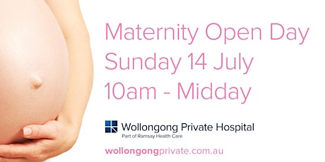 2019 Wollongong Private Hospital Maternity Open Day primary image