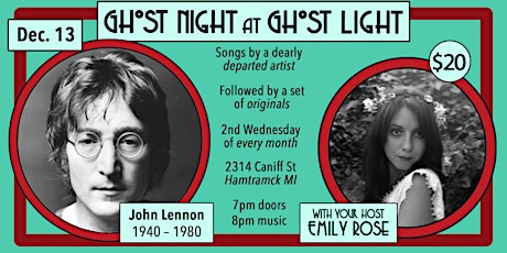 Imagen principal de Ghost Night at Ghost Light: John Lennon