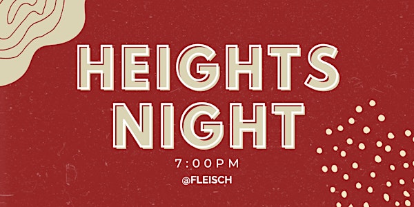 Heights Night - Community Social Evening