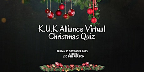 K.U.K Alliance Virtual Christmas Quiz - 2023 primary image