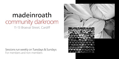 Primaire afbeelding van Cardiff Community Darkroom Printing Session (for members and non-members)