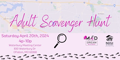 Hauptbild für Adult Scavenger Hunt to support MAD Dream Builders- Habitat for Humanity