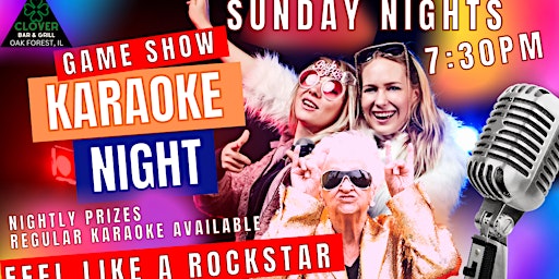 Karaoke Night @ Clovers Bar & Grill Oak Forest primary image