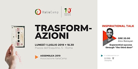 Trasformazioni | Assemblea 2019 dei Soci dell'Associazione ItaliaCamp