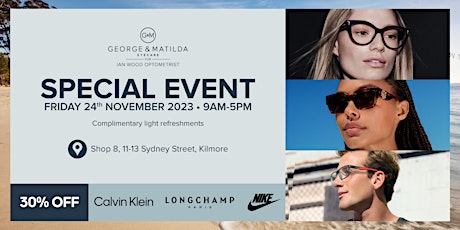 Hauptbild für Calvin Klein, Longchamp & Nike Eyewear VIP Event