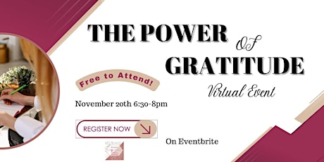 The Power of Gratitude Workshop primary image