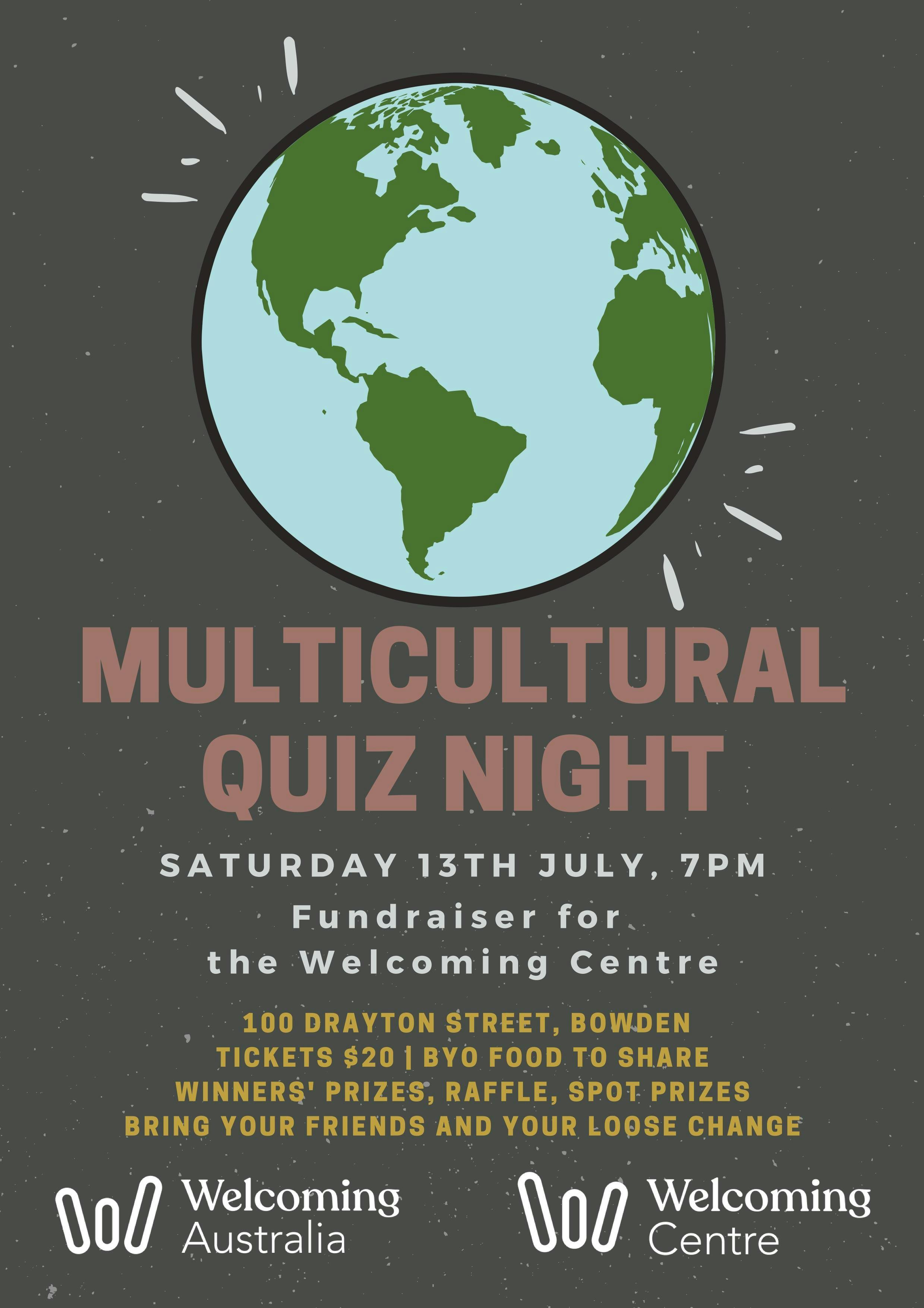 Multicultural Quiz Night for the Welcoming Centre