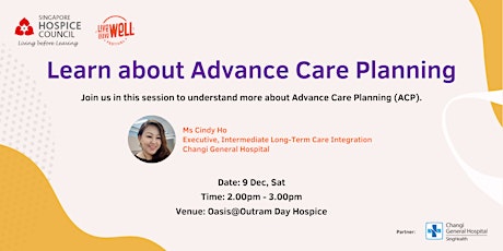 Imagen principal de Learn about Advance Care Planning