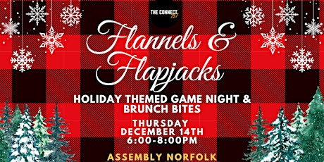 Primaire afbeelding van Flannels and Flapjacks Holiday Game Night