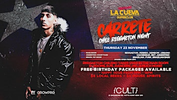 La Cueva Superclub | THURSDAYS | THU 23 NOV  | CARRETE VOL. 4 primary image