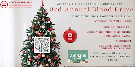 3rd Annual Blood Drive: Call for Donors & Volunteers primary image