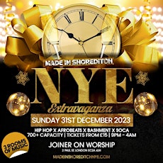 Made In Shoreditch NEW YEARS EVE Extravaganza NYE primary image