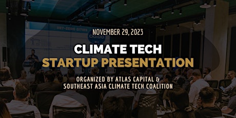 Climate Tech Startup Presentation #November primary image