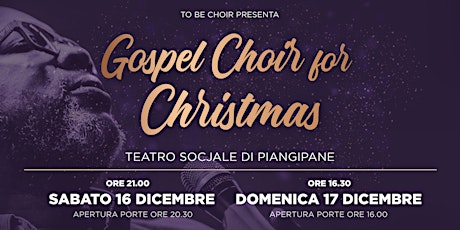 Primaire afbeelding van To Be Choir e Jnr Robinson Concerto Gospel 17 dicembre 2023