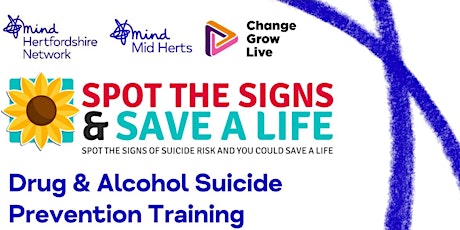 Understanding Drugs, Alcohol and Suicide Prevention primary image