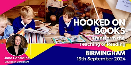 Hooked on Books Conference with Jane Considine in Birmingham