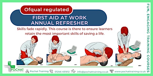 First Aid at Work Annual Refresher (RQF) primary image