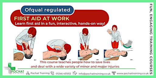 Primaire afbeelding van QA Level 3 Award in First Aid at Work (RQF)