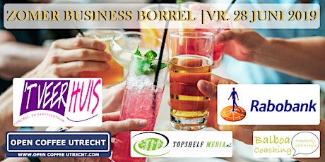 Primaire afbeelding van NETWERKEN - ZOMER BUSINESS BORREL | OPEN COFFEE UTRECHT | 28 JUNI 2019