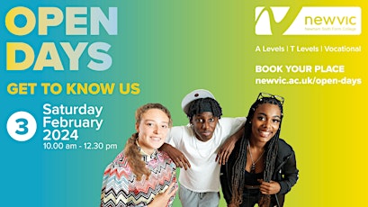 Imagen principal de NewVIc Open Event: Saturday 3 February 2024, 10 am - 12.30 pm