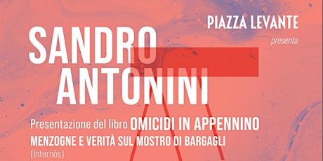 Imagen principal de Sandro Antonini presenta "Omicidi in appennino"