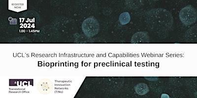 Image principale de Webinar: Bioprinting for  preclinical testing