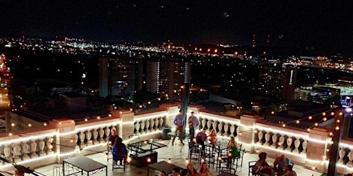 Imagem principal de TFA TOURS | Downtown Tulsa: A Birds Eye View After Dark (21+ Tour)