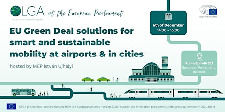 Primaire afbeelding van OLGA-EU Green Deal solutions for smart and sustainable mobility at airports