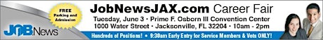 Job News Job Fair in Jacksonville - 6/3/14 - HUNDREDS OF JOBS AVAILABLE primary image