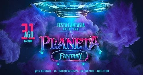 Planeta Fantasy - Festa à fantasia Open Bar