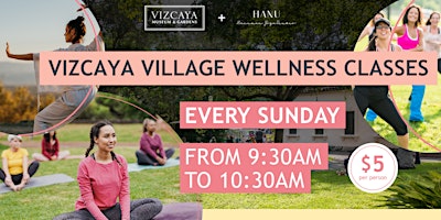 $5 Vizcaya Village Wellness | Yoga, Tai Chi, Zumba and More