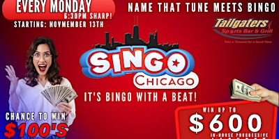 SINGO - Music Bingo @ Tailgaters Sports Bar & Grill primary image