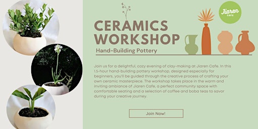 Immagine principale di Chubby Hands Ceramic Hand Building Night: Craft, Create, Connect 