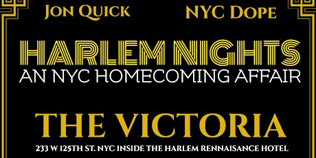 Hauptbild für Harlem Nights: An NYC Homecoming Affair